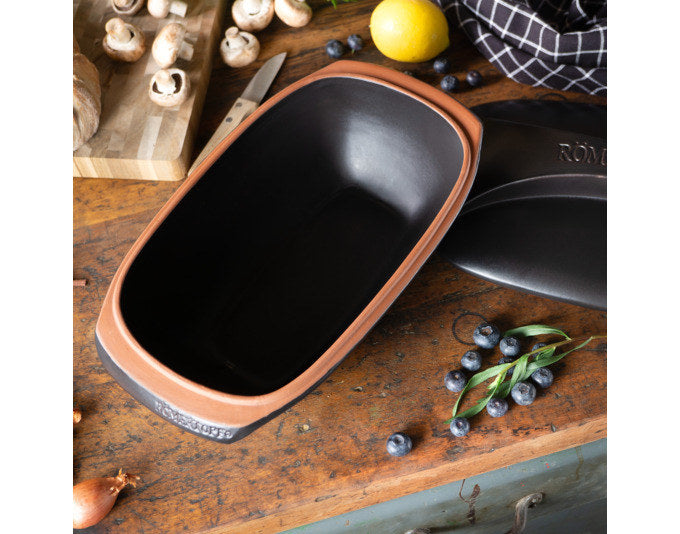 RÖMERTOPF Bräter Culinario 3.0 l 35x20.5x16.5 cm schwarz in Schwarz präsentiert im Onlineshop von KAQTU Design AG. Bräter ist von RÖMERTOPF