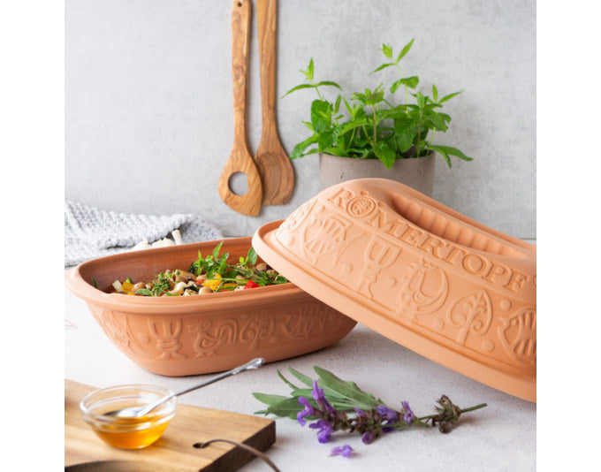 RÖMERTOPF Bräter Klassik 1.5 l 30x19.5x15.5 cm terracotta in Terracotta, Braun präsentiert im Onlineshop von KAQTU Design AG. Bräter ist von RÖMERTOPF