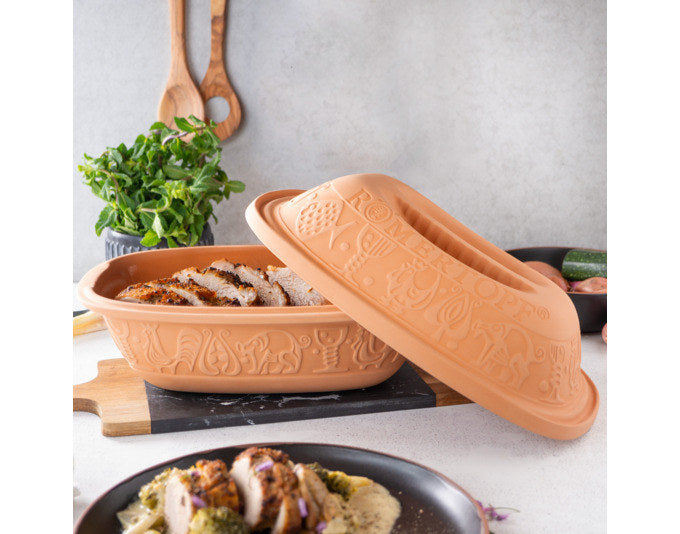 RÖMERTOPF Bräter Klassik 3.0 l 34.5x22.5x17 cm terracotta in Terracotta, Braun präsentiert im Onlineshop von KAQTU Design AG. Bräter ist von RÖMERTOPF