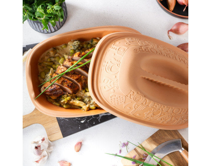 RÖMERTOPF Bräter Klassik 3.0 l 34.5x22.5x17 cm terracotta in Terracotta, Braun präsentiert im Onlineshop von KAQTU Design AG. Bräter ist von RÖMERTOPF