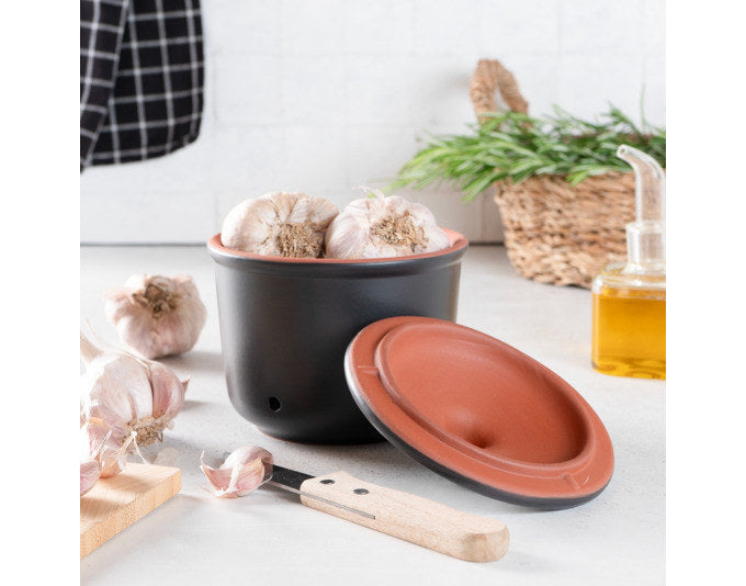 RÖMERTOPF Frischetopf Mini 0.6 l ø 12.5x13 cm schwarz in Schwarz präsentiert im Onlineshop von KAQTU Design AG. Kochtopf ist von RÖMERTOPF
