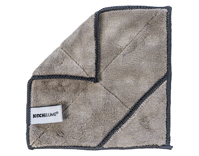 KOCHBLUME Microfasertuch 18x18 cm taupe in  präsentiert im Onlineshop von KAQTU Design AG. Reinigungsmittel ist von KOCHBLUME