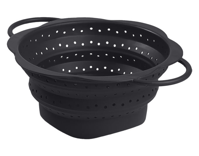 KOCHBLUME Faltsieb L 32x25x11.5 cm anthrazit in  präsentiert im Onlineshop von KAQTU Design AG. Salatzubehör ist von KOCHBLUME