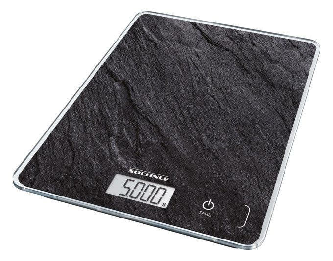 SOEHNLE Küchenwaage Page Compact 300 5 kg slate in Schwarz präsentiert im Onlineshop von KAQTU Design AG. Waage ist von SOEHNLE