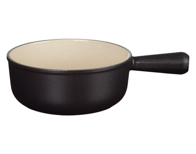 LE CREUSET Fonduecaquelon schwarz sand ø 20 cm 1.9 l in Schwarz präsentiert im Onlineshop von KAQTU Design AG. Fondueset ist von LE CREUSET