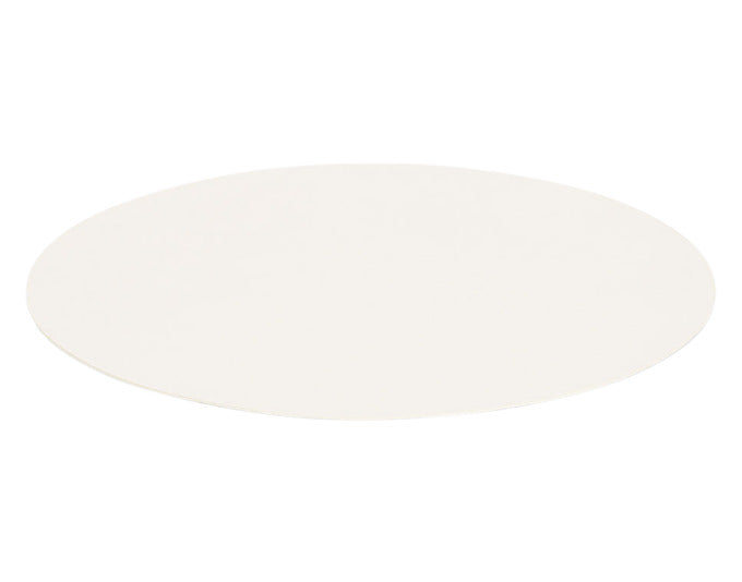 ZELLER Untersetzer Kunstleder weiss à 4 Stück ø 10 cm in  präsentiert im Onlineshop von KAQTU Design AG. Pfannenuntersatz ist von ZELLER PRESENT
