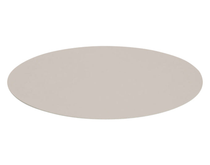 ZELLER Untersetzer Kunstleder beige à 4 Stück ø 10 cm in  präsentiert im Onlineshop von KAQTU Design AG. Pfannenuntersatz ist von ZELLER PRESENT