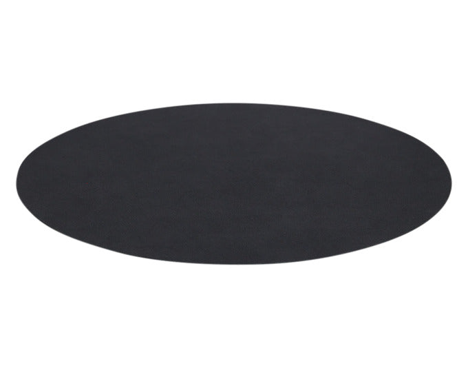 ZELLER Untersetzer Kunstleder schwarz à 4 Stück ø 10 cm in  präsentiert im Onlineshop von KAQTU Design AG. Pfannenuntersatz ist von ZELLER PRESENT