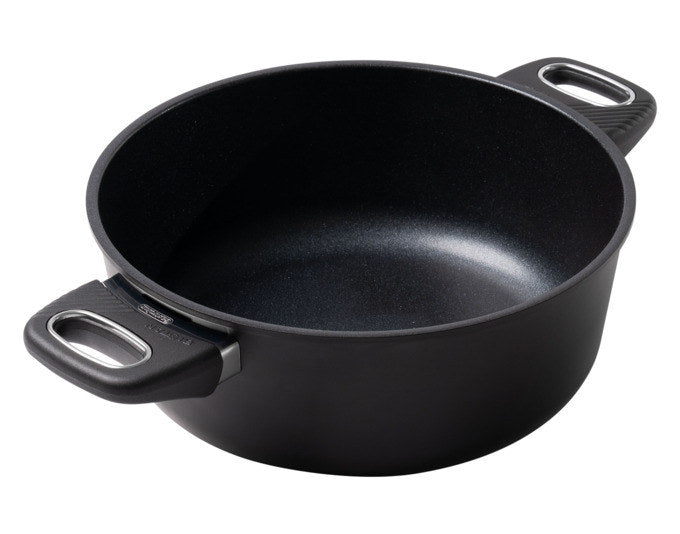 GASTROLUX Bratentopf EVO Induktion hoch ø 26 cm in Schwarz präsentiert im Onlineshop von KAQTU Design AG. Bräter ist von GASTROLUX