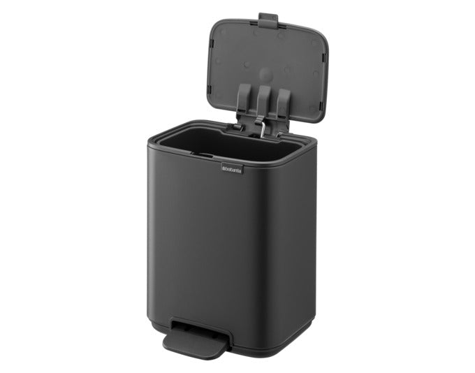 BRABANTIA Treteimer Bo mineral infinite grey 4 l in  präsentiert im Onlineshop von KAQTU Design AG. Mülleimer ist von BRABANTIA