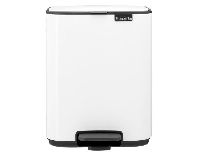 BRABANTIA Treteimer Bo white 7 l in White, Weiss präsentiert im Onlineshop von KAQTU Design AG. Treteimer ist von BRABANTIA