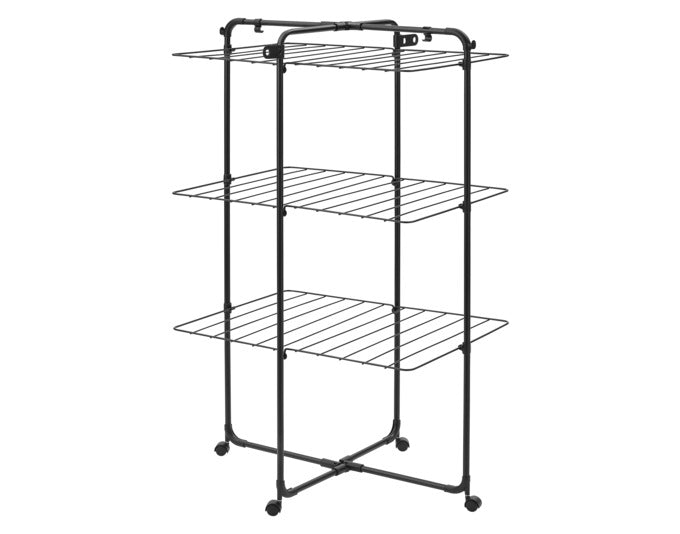 BRABANTIA Wäschetrockner HangOn Turm 23 m matt black in  präsentiert im Onlineshop von KAQTU Design AG. Wäscheständer ist von BRABANTIA