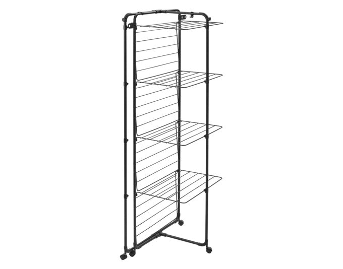BRABANTIA Wäschetrockner HangOn Turm 30 m matt black in  präsentiert im Onlineshop von KAQTU Design AG. Wäscheständer ist von BRABANTIA