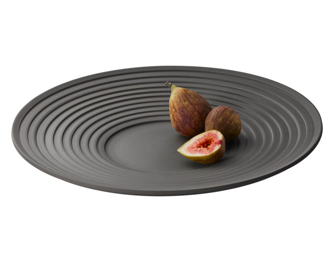 PHILIPPI Schale Step Keramik ø 37 cm schwarz in  präsentiert im Onlineshop von KAQTU Design AG. Schale ist von PHILIPPI