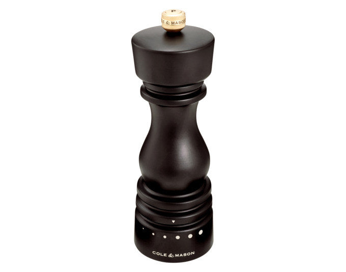 COLE&MASON Pfeffermühle London Buche dunkel GRD SLT 18x5.8x5.8 cm in Holzoptik, Braun präsentiert im Onlineshop von KAQTU Design AG. Salz & Pfeffer ist von COLE & MASON