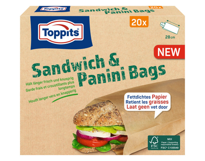 TOPPITS Sandwich & Paninibeutel 20 Stk. in  präsentiert im Onlineshop von KAQTU Design AG. Küchenhelfer ist von TOPPITS
