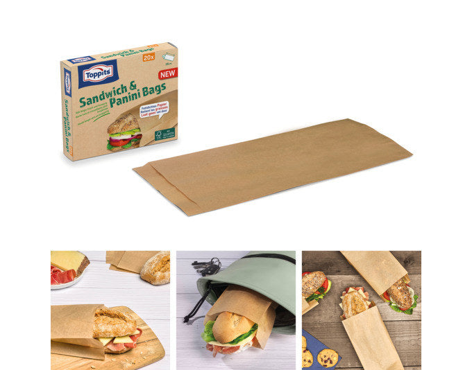 TOPPITS Sandwich & Paninibeutel 20 Stk. in  präsentiert im Onlineshop von KAQTU Design AG. Folien + Beutel ist von TOPPITS