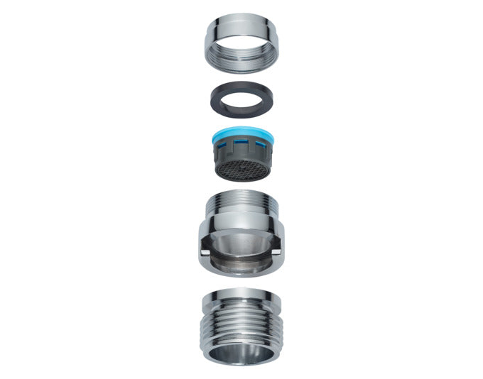 NEOPERL Schnellkupplung Adapter mit Strahlregler Messing verchromt M22/M24 3/4" in  präsentiert im Onlineshop von KAQTU Design AG. Küchenhelfer ist von NEOPERL
