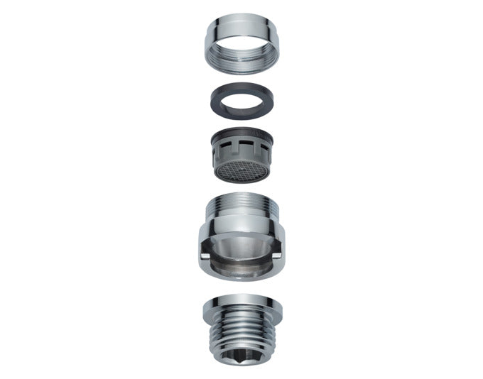 NEOPERL Schnellkupplung Adapter mit Strahlregler Messing verchromt M22/M24 1/2" in  präsentiert im Onlineshop von KAQTU Design AG. Küchenhelfer ist von NEOPERL