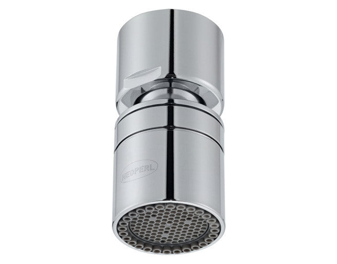 NEOPERL Mischdüse Dual-Stream mit Kugelgelenk M22x1/M24x1 in Chrom, Silber präsentiert im Onlineshop von KAQTU Design AG. Düsen und Schläuche ist von NEOPERL