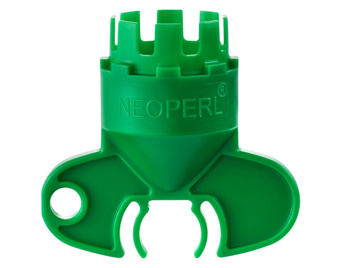 NEOPERL Mischdüse CACHÉ HONEYCOMB M18.5x1 mit Schlüssel A, ideal für effiziente Wasserregulierung in Küchenarmaturen.