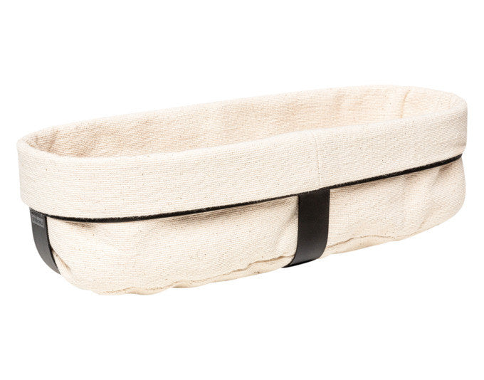STÖCKLI Brotkorb Pilatus 32.7x13.6x9.5 cm Stahl/Baumwolle in Schwarz, Beige, Braun präsentiert im Onlineshop von KAQTU Design AG. Brotkorb ist von STÖCKLI