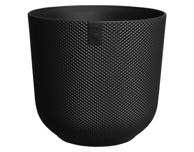 ELHO Pflanzengefäss Jazz ø 30 cm schwarz in  präsentiert im Onlineshop von KAQTU Design AG. Blumentopf ist von ELHO
