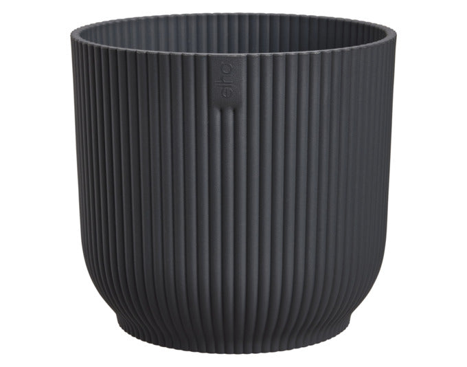 ELHO Pflanzengefäss Vibes fold mini ø 11 cm anthrazit in  präsentiert im Onlineshop von KAQTU Design AG. Blumentopf ist von ELHO