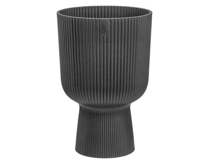 ELHO Pflanzengefäss Vibes fold Coupe ø 14 cm anthrazit in  präsentiert im Onlineshop von KAQTU Design AG. Blumentopf ist von ELHO