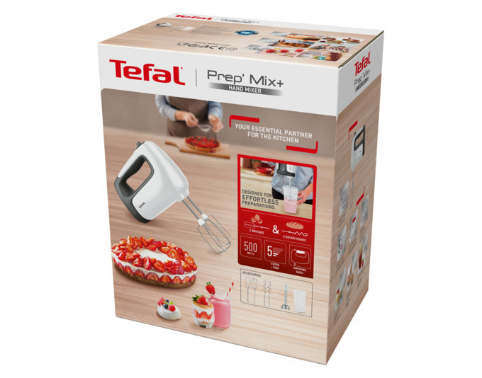 MOULINEX Handmixer Prep'Mix in elegantem Design, ideal für müheloses Mixen und Rühren in der Küche.