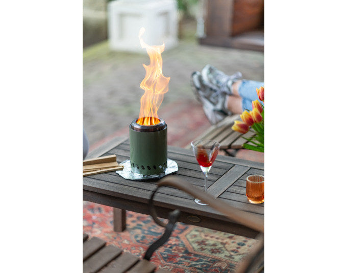 REDFIRE Tischfeuerstelle Volcano Small olive-grün in Olive, Grün präsentiert im Onlineshop von KAQTU Design AG. Feuerschale ist von REDFIRE