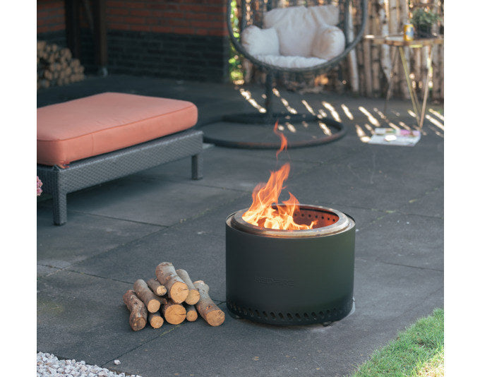 REDFIRE Feuerstelle Volcano XLarge schwarz in Schwarz präsentiert im Onlineshop von KAQTU Design AG. Feuerschale ist von REDFIRE