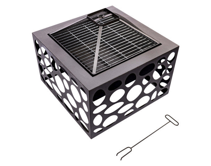 REDFIRE Feuerstelle Mikor schwarz in Schwarz präsentiert im Onlineshop von KAQTU Design AG. Feuerschale ist von REDFIRE