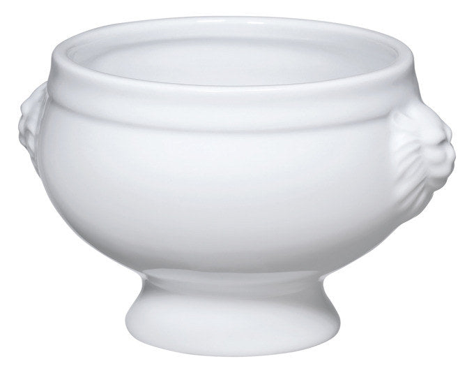 KÜCHENPROFI Löwenkopf-Terrine 450 ml ø 11 cm in Weiss präsentiert im Onlineshop von KAQTU Design AG. Schalen ist von KÜCHENPROFI