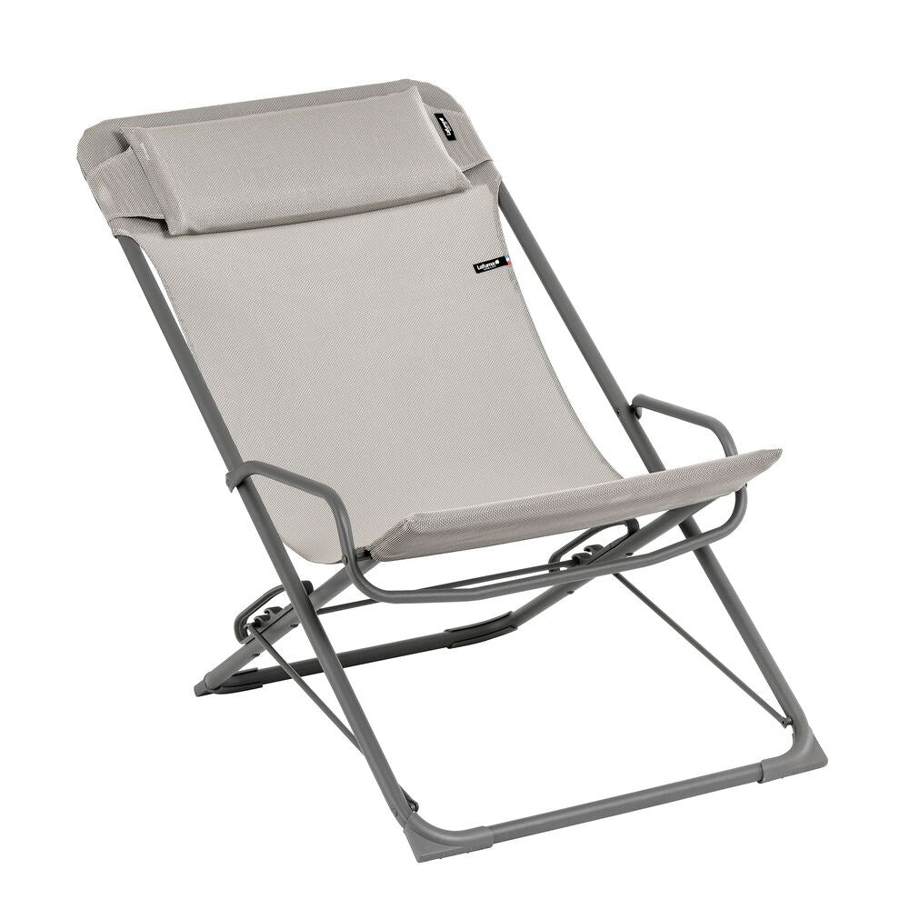 LAFUMA Sessel Transaswing terre Gestell titane in Braun präsentiert im Onlineshop von KAQTU Design AG. Liegestuhl ist von LAFUMA