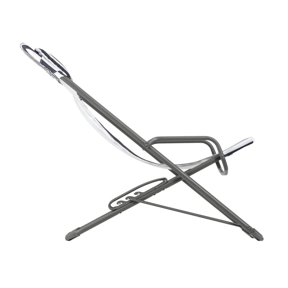 LAFUMA Sessel Transaswing Rayure terre in Braun präsentiert im Onlineshop von KAQTU Design AG. Liegestuhl ist von LAFUMA