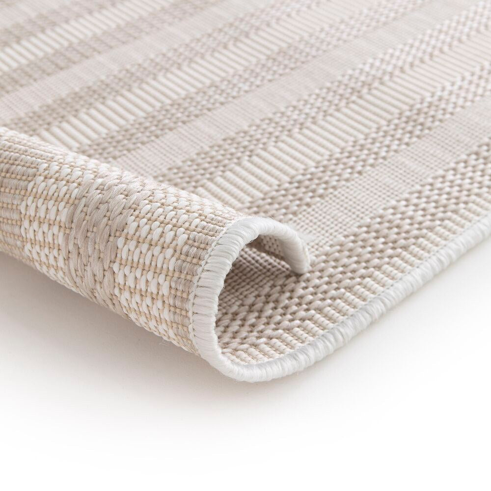 LAFUMA Aussenteppich Arche PET recycled beige 240x320 cm in Beige, Braun präsentiert im Onlineshop von KAQTU Design AG. Outdoor Teppich ist von LAFUMA