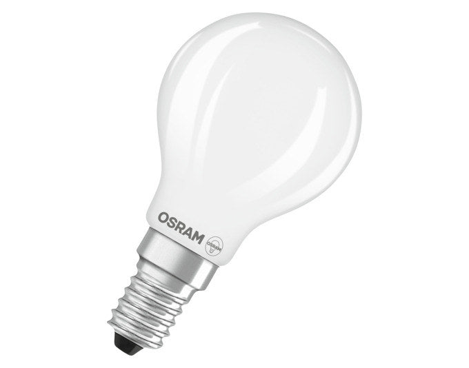 OSRAM LED-Lampe Retrofit Star Classic P E14 3.4W 470lm frosted Warm White in  präsentiert im Onlineshop von KAQTU Design AG. Leuchtmittel ist von OSRAM