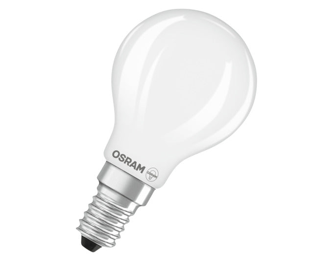 OSRAM LED-Lampe Retrofit Star Classic P E14 3.4W 470lm frosted Warm White in  präsentiert im Onlineshop von KAQTU Design AG. Leuchtmittel ist von OSRAM