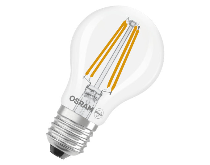 OSRAM LED-Lampe Retrofit Superstar Classic A E27 5.9W 806lm dimmable clear Warm White in  präsentiert im Onlineshop von KAQTU Design AG. Leuchtmittel ist von OSRAM