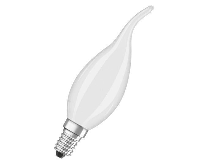 OSRAM LED-Lampe Retrofit Superstar Classic BA E14 3.4W 470lm dimmable frosted Warm White in  präsentiert im Onlineshop von KAQTU Design AG. Leuchtmittel ist von OSRAM