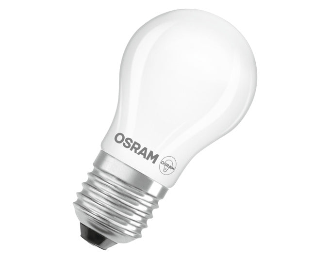 OSRAM LED-Lampe Retrofit Superstar Classic P E27 3.4W 470lm frosted Warm White in  präsentiert im Onlineshop von KAQTU Design AG. Leuchtmittel ist von OSRAM