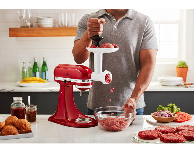 KITCHENAID Fleischwolf 5KSMFGA in Weiss präsentiert im Onlineshop von KAQTU Design AG. Küchenmaschinen ist von KITCHEN AID