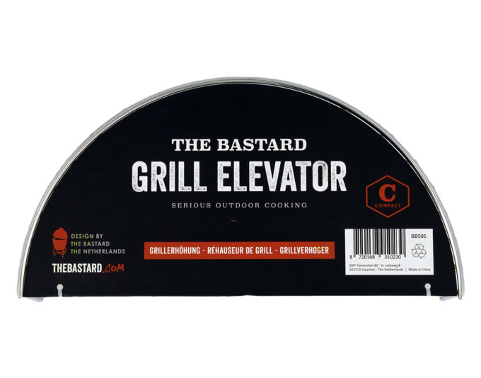 THE BASTARD Rosterhöhung Compact für optimale Grillhöhe und gleichmäßige Hitzeverteilung, ideal für Grillliebhaber.