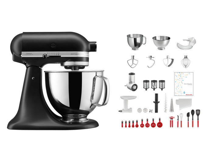 KITCHENAID Küchenmaschinenset Swiss Anniversary KSM200 4.8 l eisenschwarz in  präsentiert im Onlineshop von KAQTU Design AG. Küchengerät ist von KITCHEN AID
