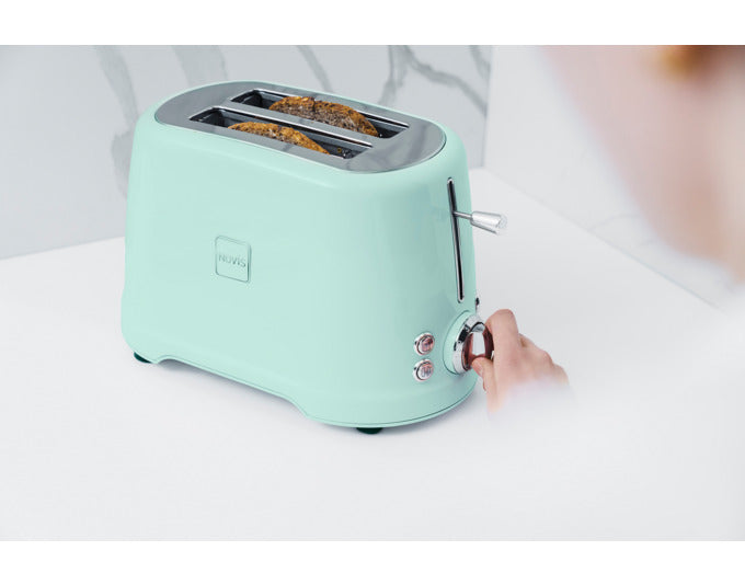 NOVIS Toaster Iconic Line T2 neomint in  präsentiert im Onlineshop von KAQTU Design AG. Küchengerät ist von NOVIS