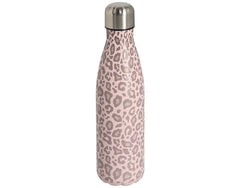 ZELLER Trinkflasche Leo Edelstahl rosa ø 7x26.5 cm