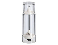 ZELLER salt and pepper mill plastic transparent ø 5.5x16 cm