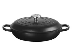 LE CREUSET Gourmet professional pot Signature black Crucible ø 30 cm 3.5 l