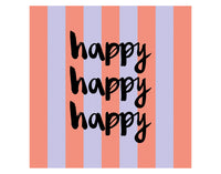 <tc>PPD</tc> Tovaglioli "Happy" 33x33 cm